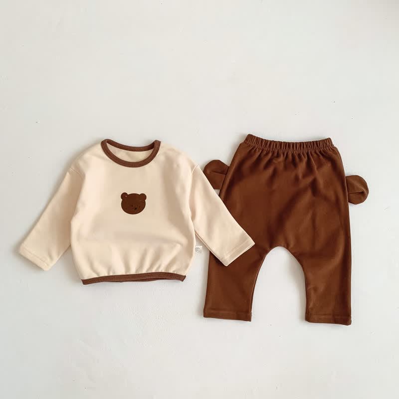 Baby Bear Dino Shirt and Pants Set