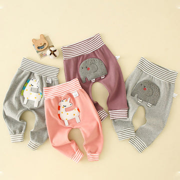 Baby Animal Patch Pants