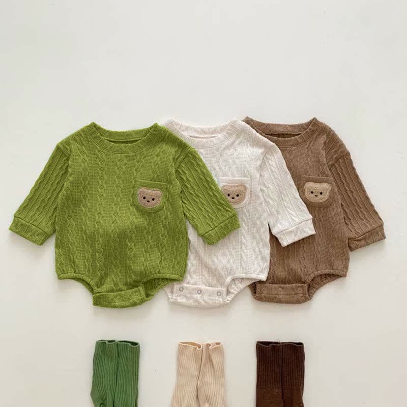 Baby Bear Knitted Bodysuit