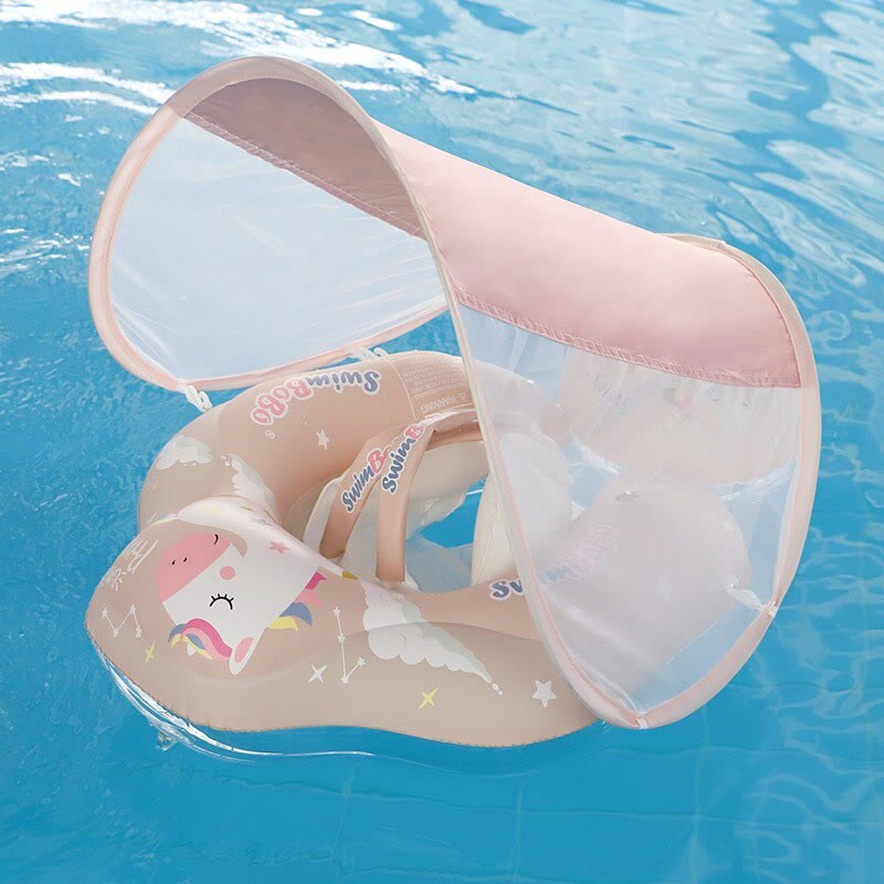 Baby Pony Swimming Float with Canopy