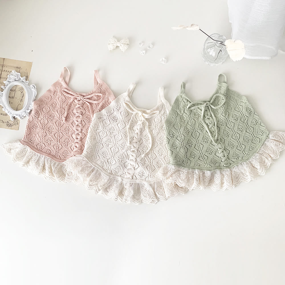 Baby Girl Knitted Lace Tank