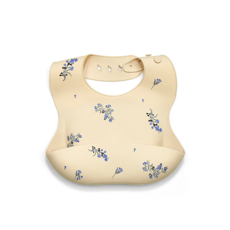 Baby Flower Dino Waterproof Bib 1 Piece