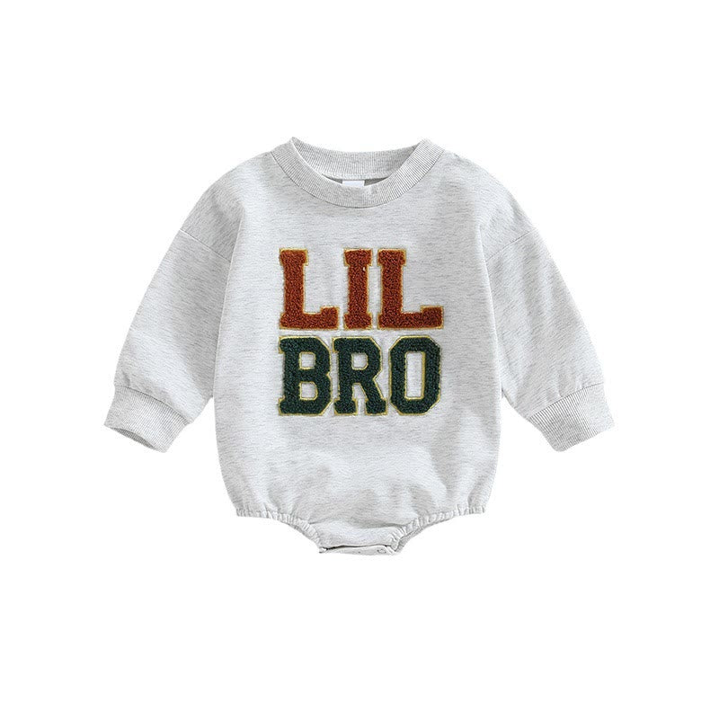 LIL BRO Baby Slogan Bodysuit