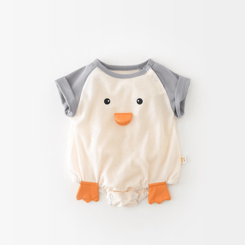 Baby Duck Color Block Bodysuit