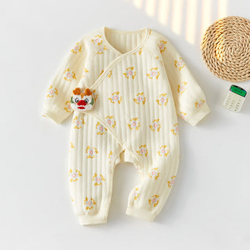 Baby Cartoon Dragon Kimono  Romper