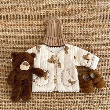 Baby Bear Quilted Pocket Coat