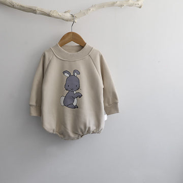 Baby Cartoon Lovely Bunny Simple Bodysuit