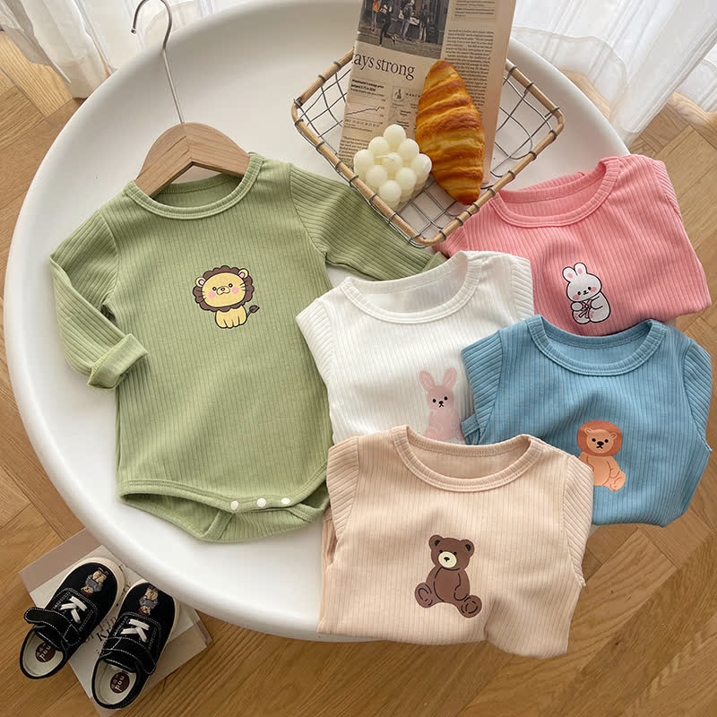 Baby Newborn Animal Bodysuit