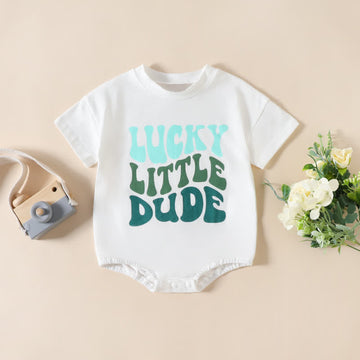 LITTLE DUDE Baby Crew Neck Bodysuit