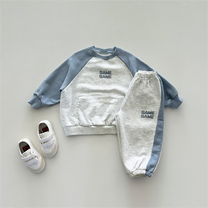 SAME Toddler Boy Sweatshirt and Pants Set