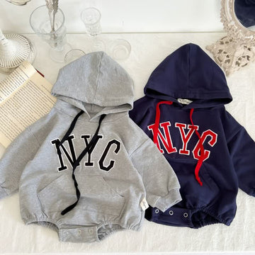 NYC Baby Casual Hooded Bodysuit