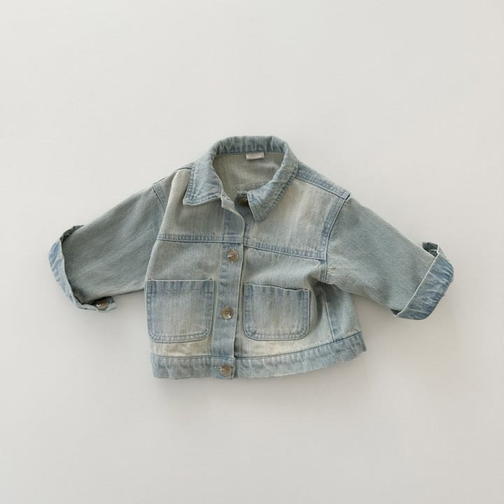 Toddler Denim Double Pocket Jacket