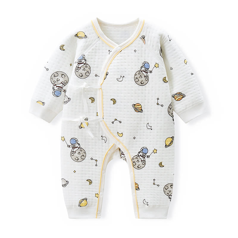 Baby Planet Astronaut Moon Kimono Romper