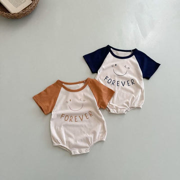 FOREVER Baby Smiley Crew Neck Bodysuit