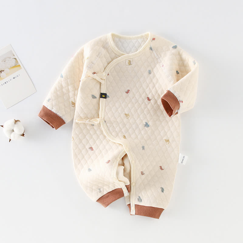 Baby Newborn Dinosaur Kimono Romper