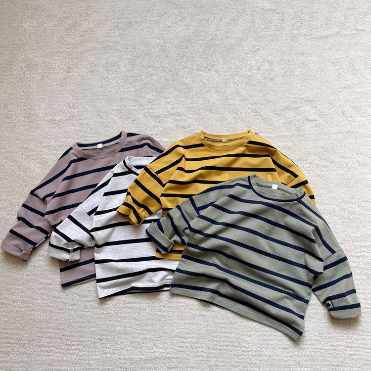 Toddler Striped Casual Sweatshirt