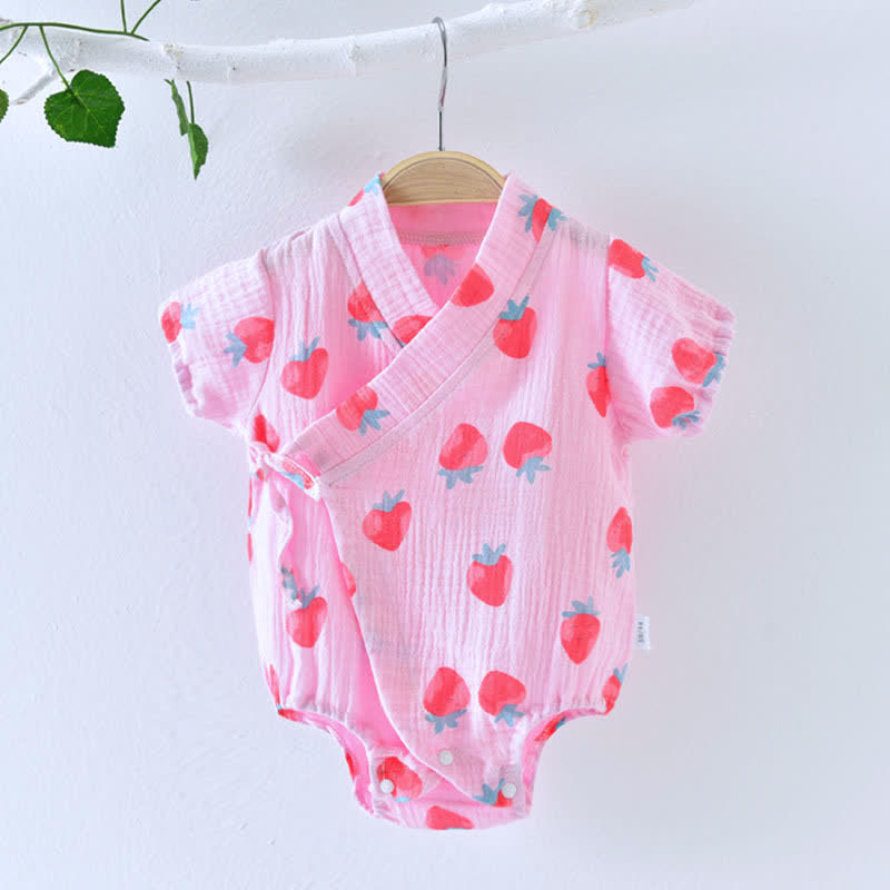 Baby Fruit Newborn Kimono Bodysuit