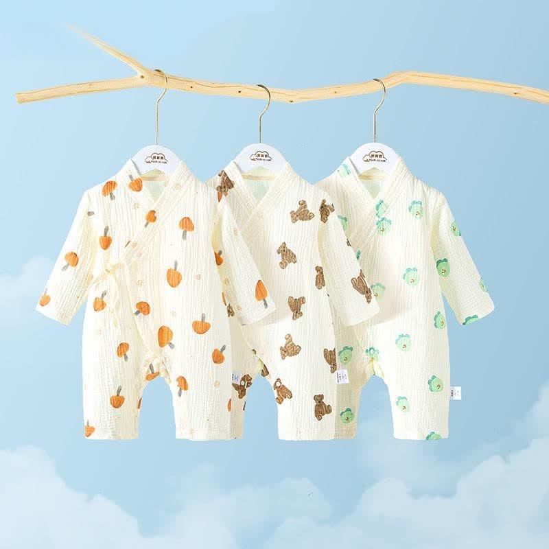 Baby Dino Bear Newborn Seamless Casual Romper