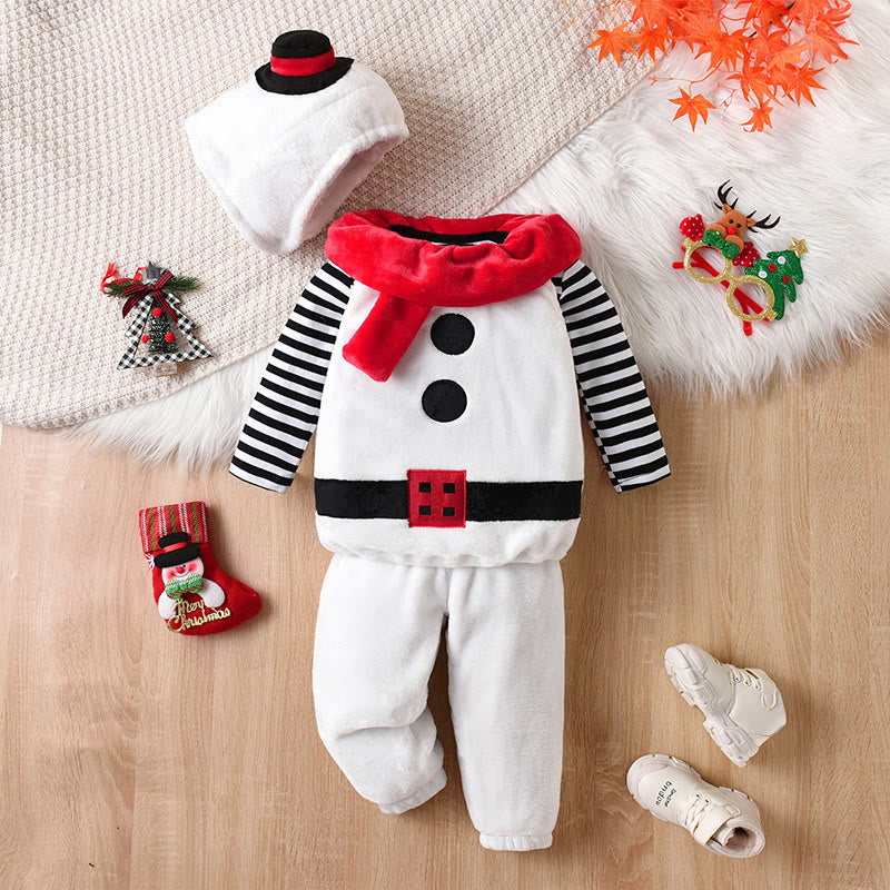 Baby Cosplay Snowman Set with Hat