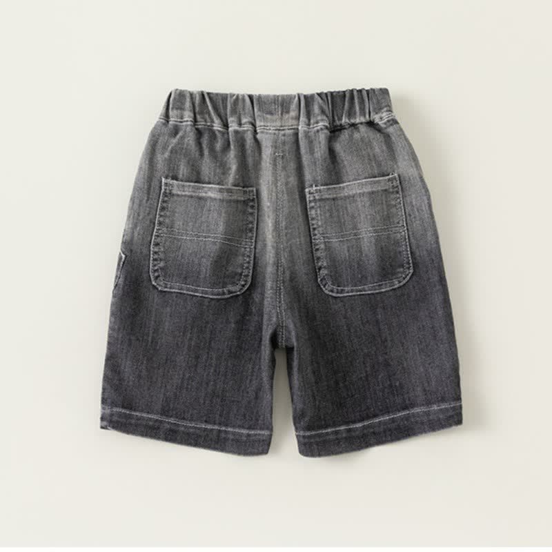 Toddler Boy Gradient Denim Shorts