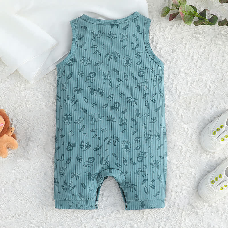 Baby Forest Sleeveless Newborn Romper