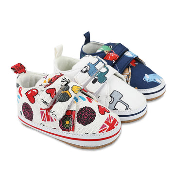 Baby Cartoon Graffiti Pre-walker Shoes