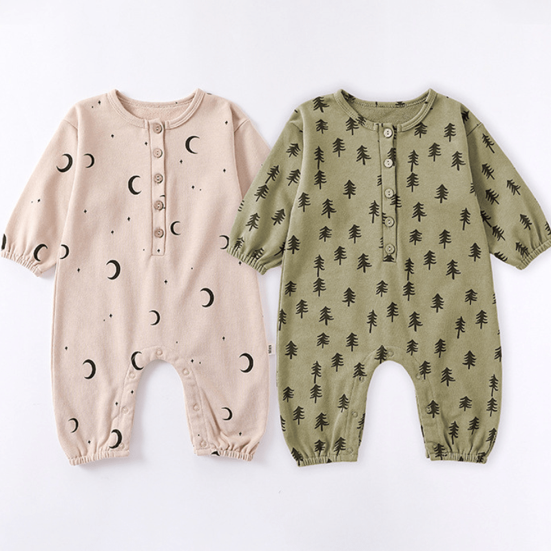 Baby Tree Moon Loose Romper