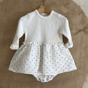 Baby Polka Dot Skirted Bodysuit