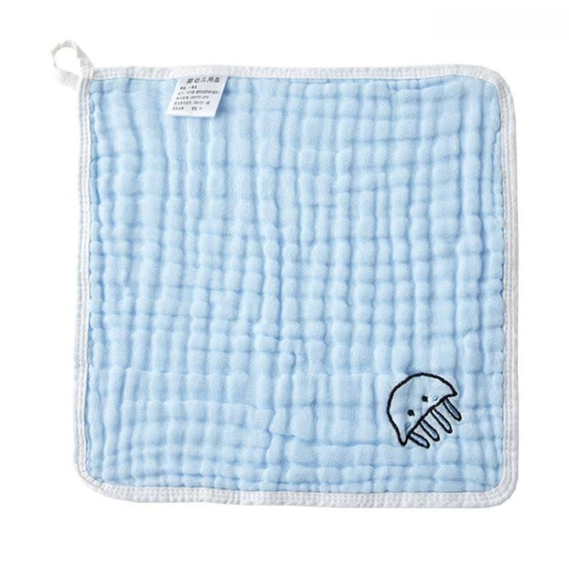 5-pack Baby Bib Cotton Square Towel