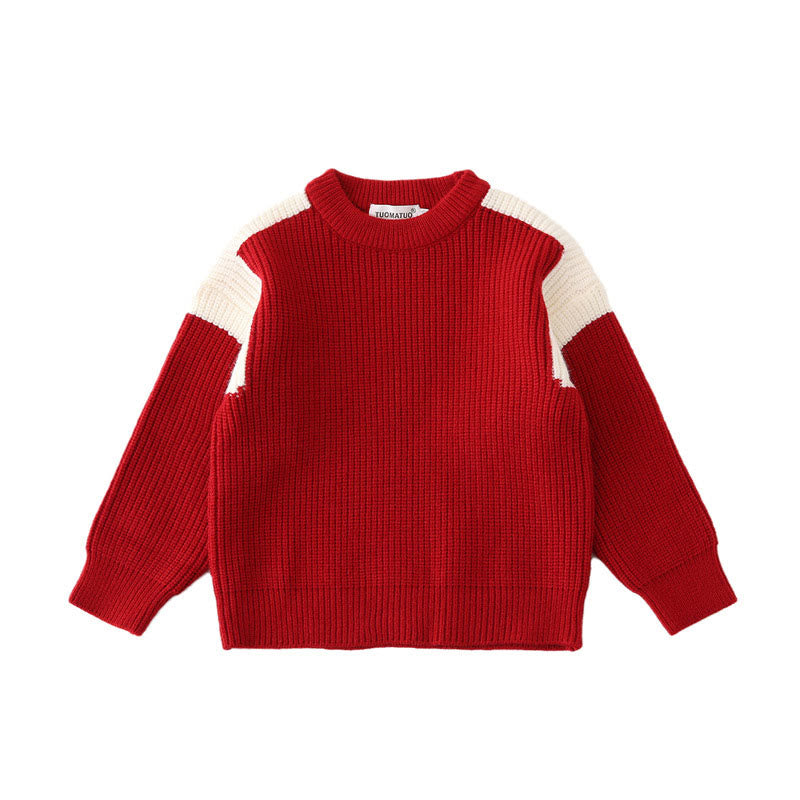 Family Matching Soft Red Sweater