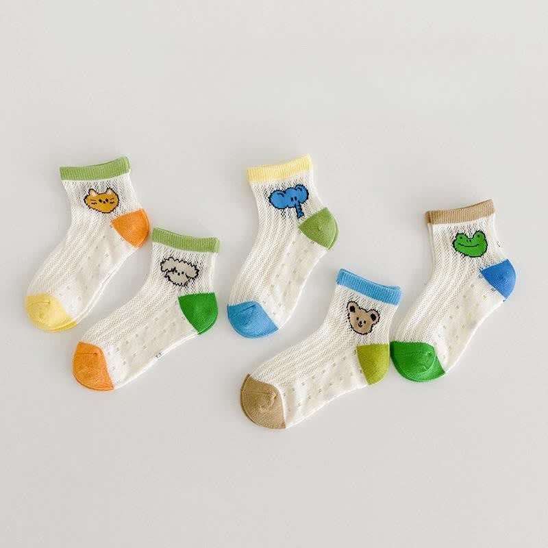 Baby Elephant Bear Crew Socks