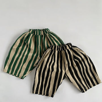 Toddler Boy Striped Capri Pants