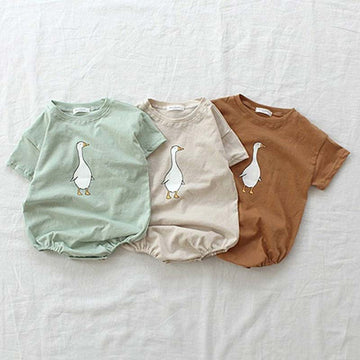 Baby Goose Crew Neck Bodysuit