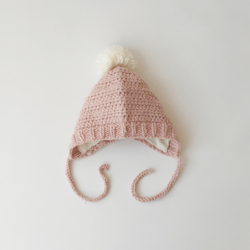 Baby Pompom Knitted Beanie