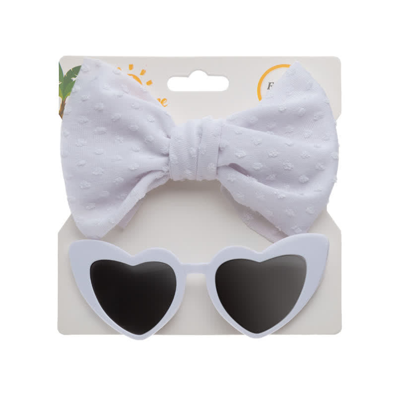 Baby Heart Sunglasses and Headband Set (1-7 Years)