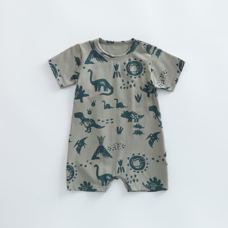 Baby Boy Dinosaur Casual Romper