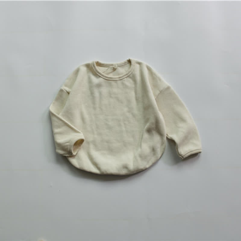 Toddler Retro Crew Neck Casual Shirt