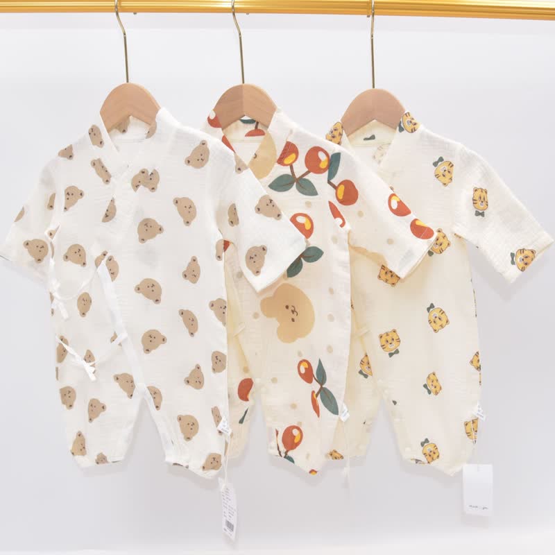 Baby Newborn Fruit Animal Pajamas Kimono