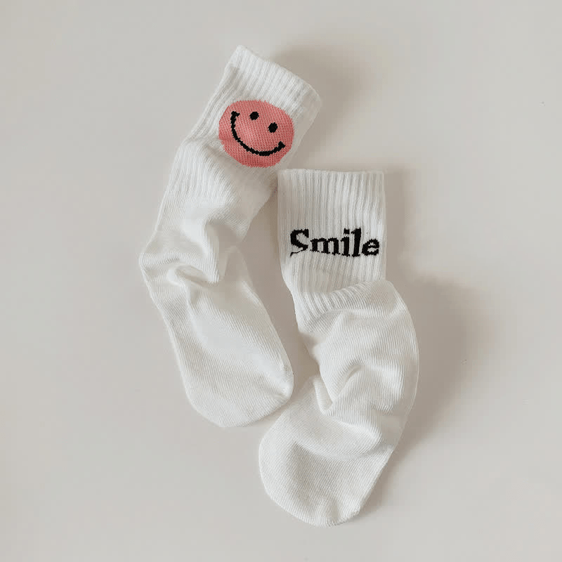 SMILE Baby Toddler Crew Socks