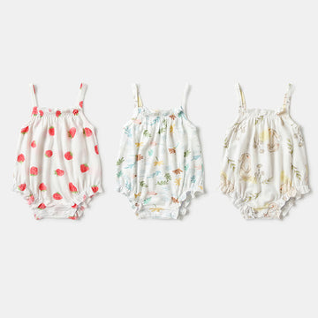 Baby Strawberry Bunny Sling Bodysuit