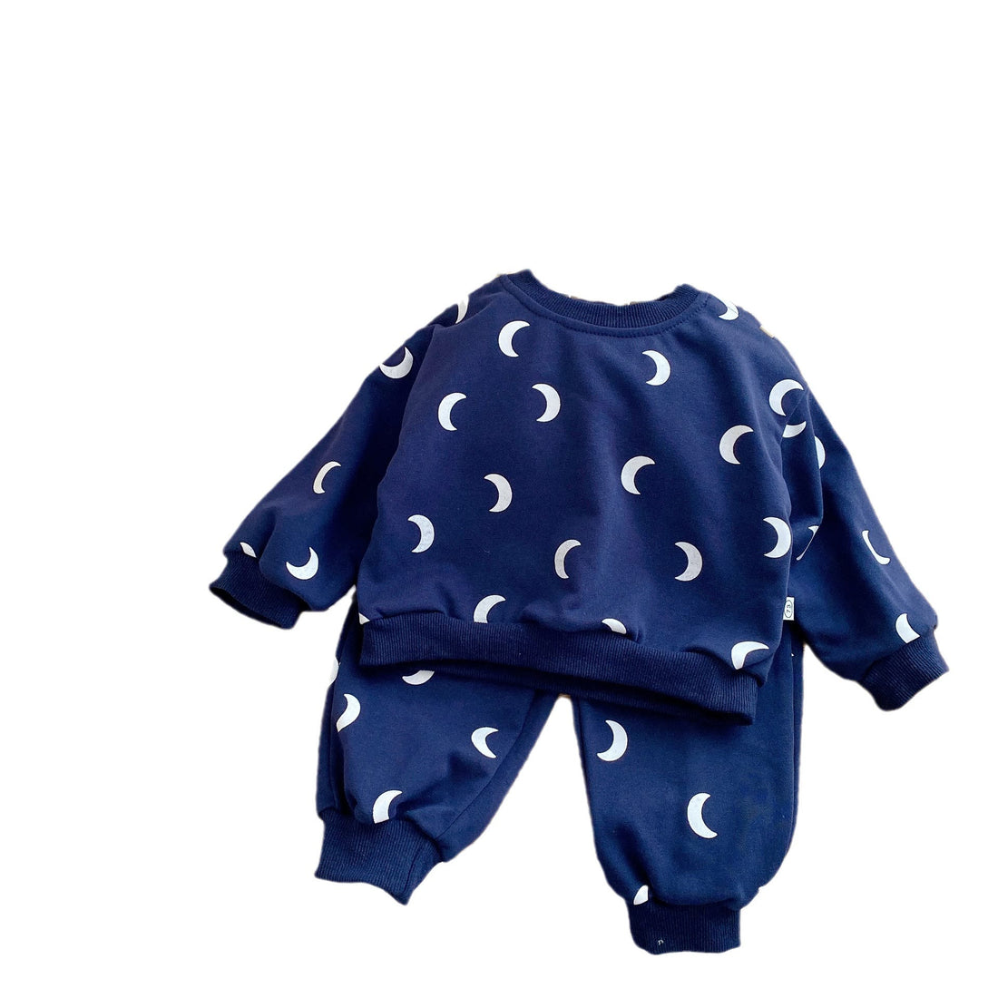 Baby Toddler Navy Moon Sweatsuit 2 Pieces Set