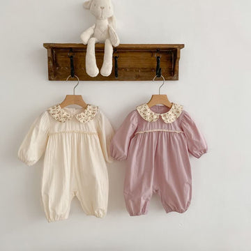 Baby Floral Peter Pan Collar Romper