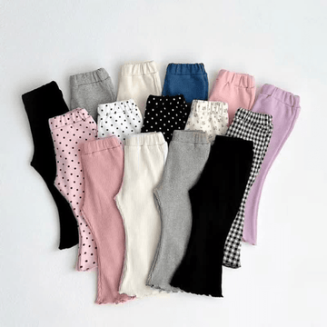 Baby Toddler Polka Dot Plaid Flared Pants