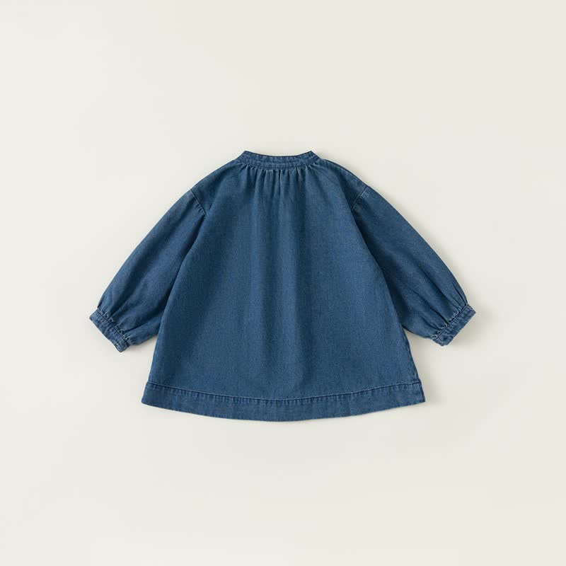 Toddler Girl Denim Loose Dress