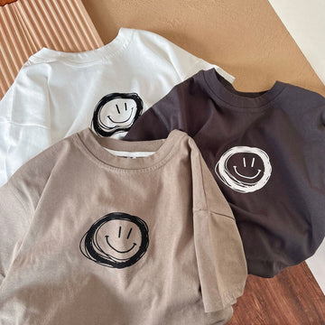 Toddler Smiley Half Sleeve T-Shirt