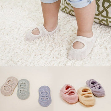 Baby Solid Color Boat Socks