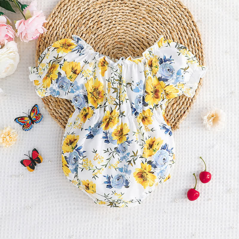 Baby Flower Newborn Sweet Bodysuit