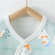 Baby Leaf Duck Kimono Romper