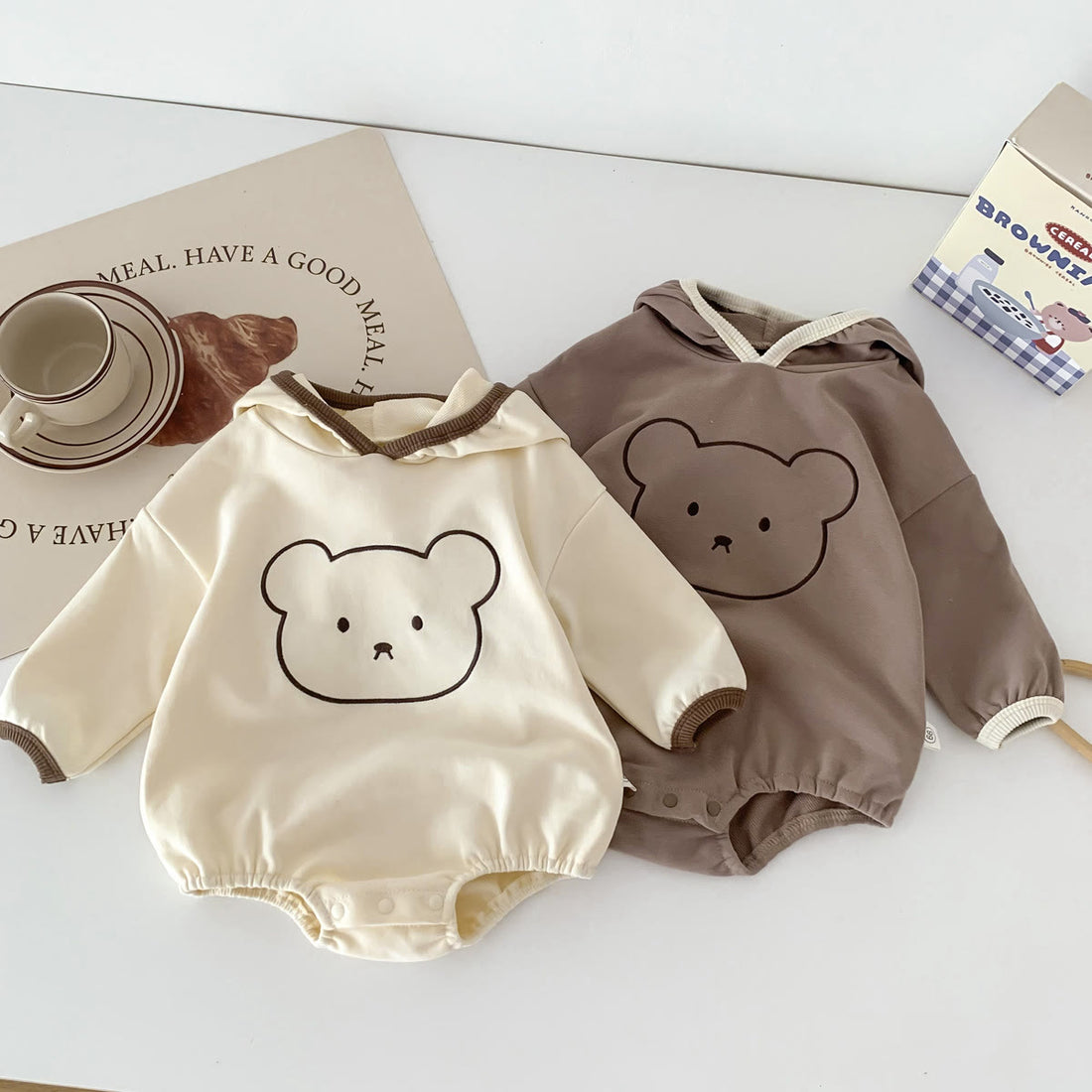 Baby Bear Hooded Bodysuit