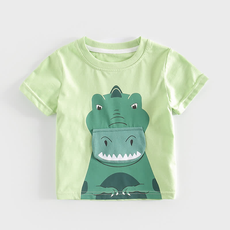 Toddler Boy Dinosaur Casual Tee